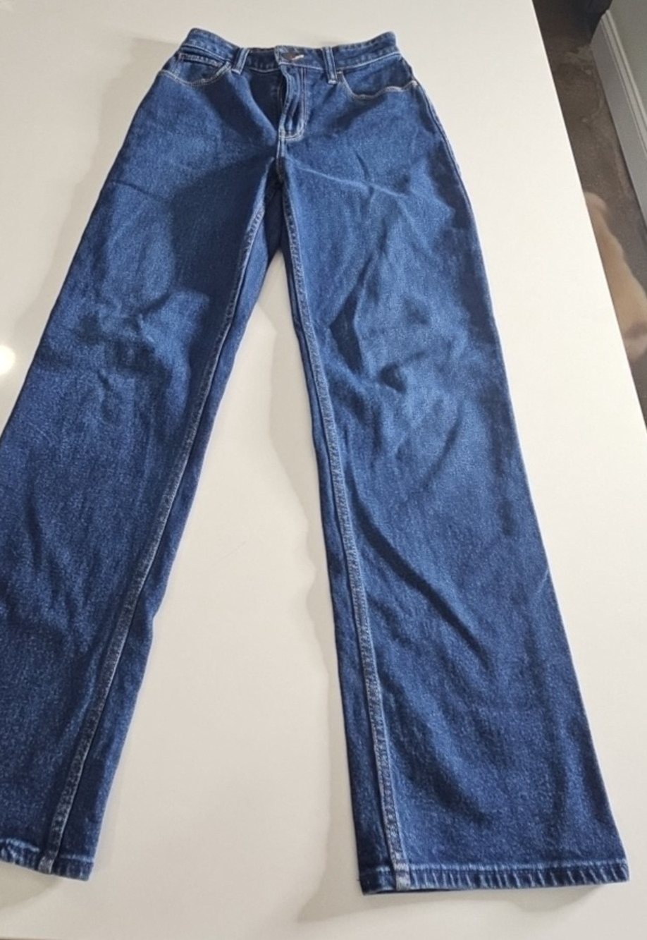 HOLLISTER California Ultra high-rise Dad blue jeans, Size w23R
